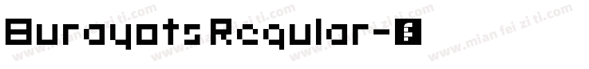 Burayots Regular字体转换